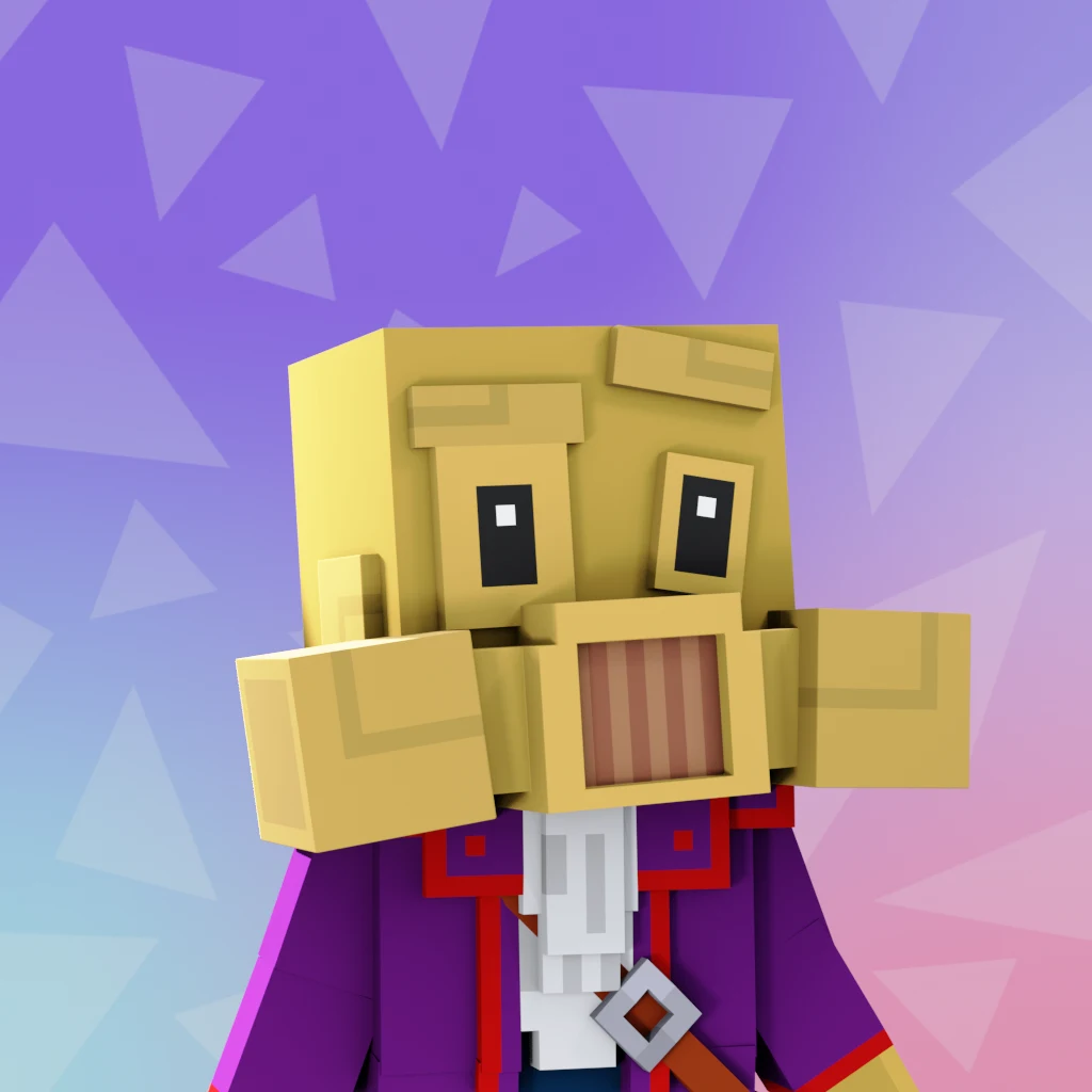 Pirate #2669 voxel render