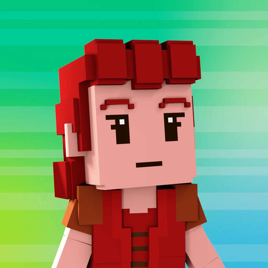 Pirate #267 voxel render
