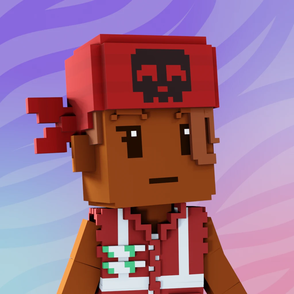 Pirate #2671 voxel render