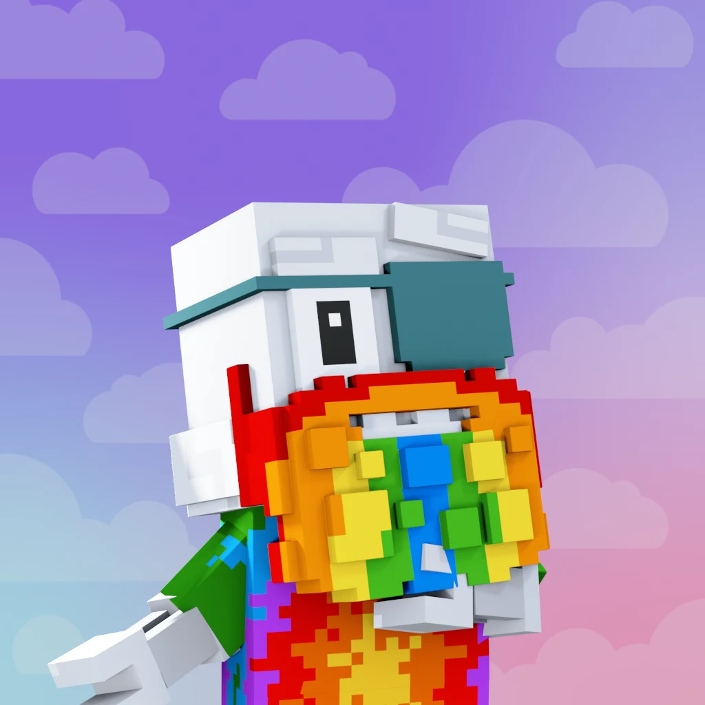 Pirate #2678 voxel render