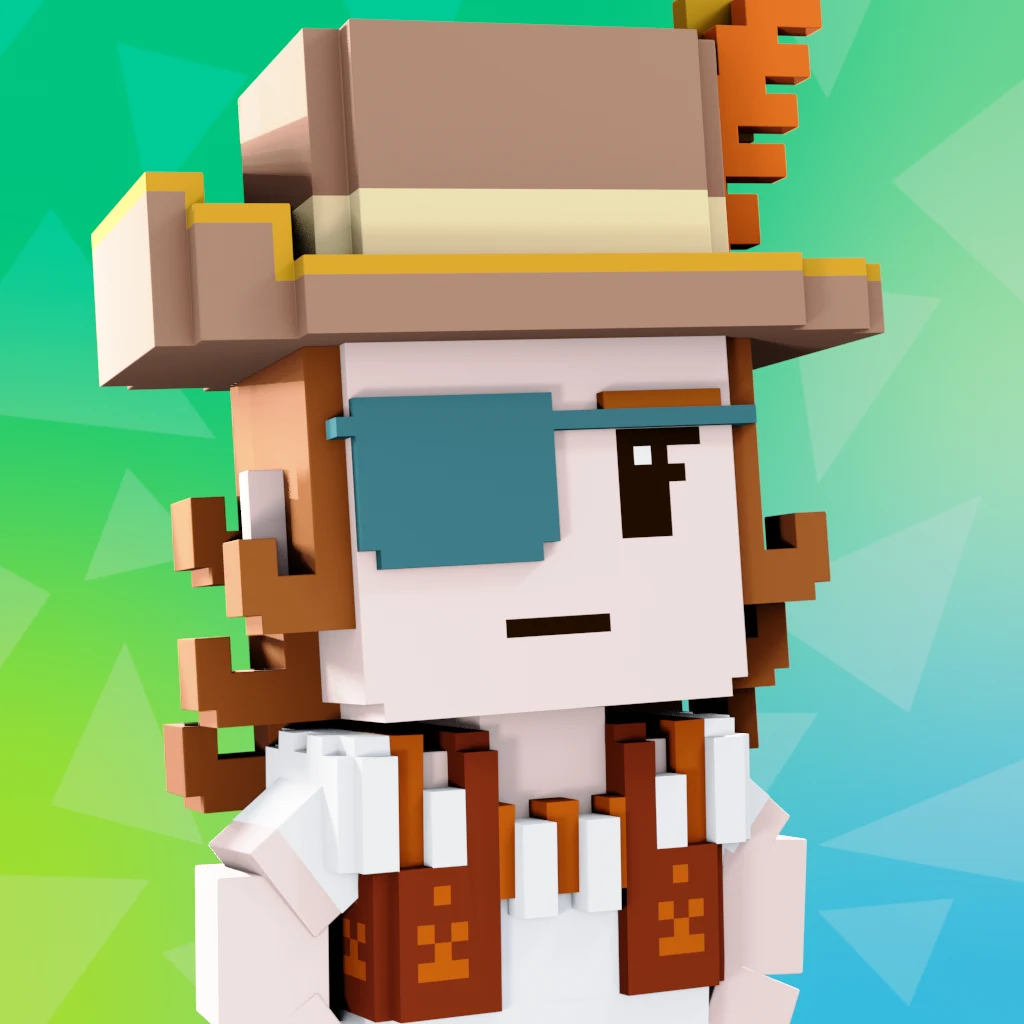 Pirate #2679 voxel render