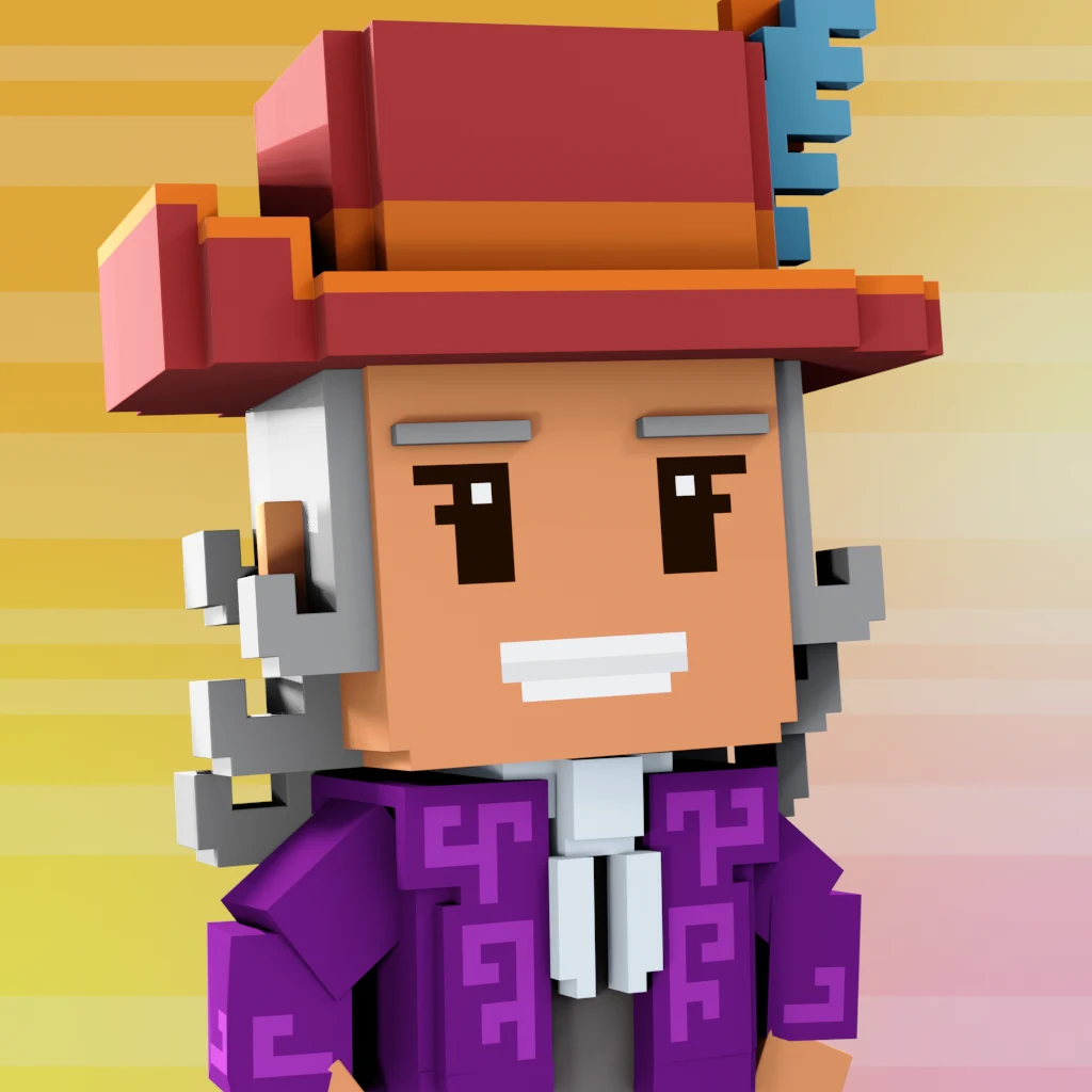 Pirate #268 voxel render