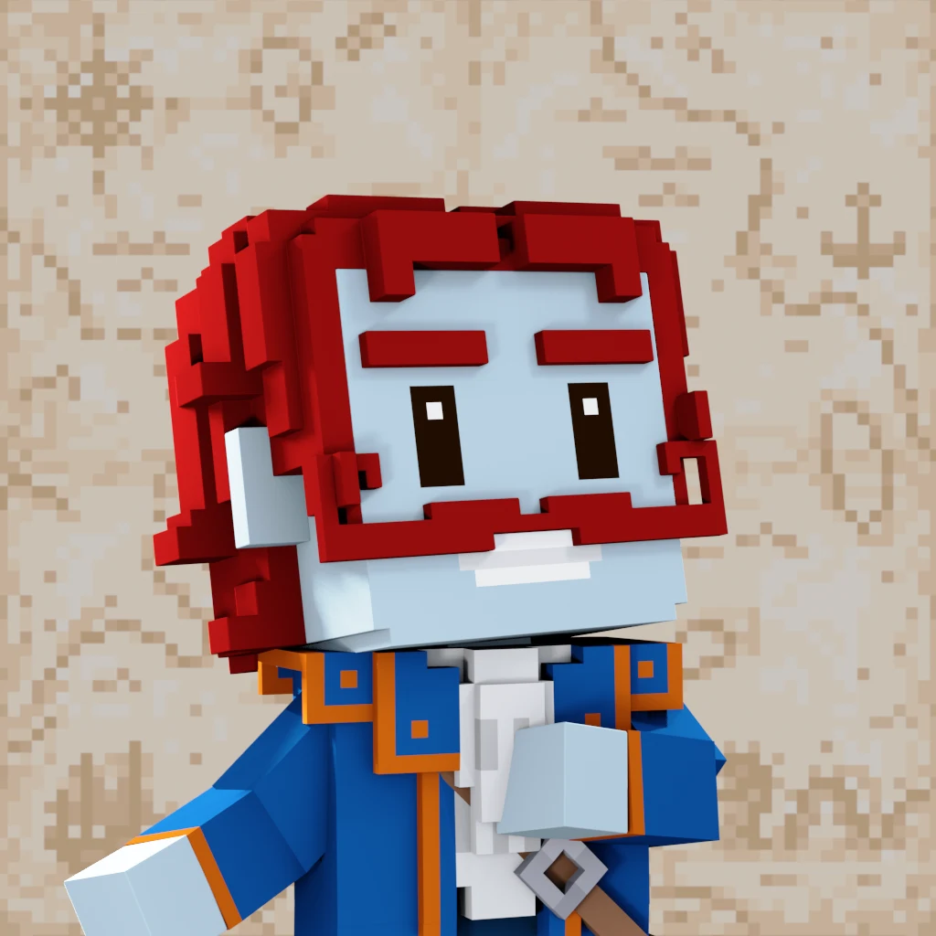 Pirate #2680 voxel render