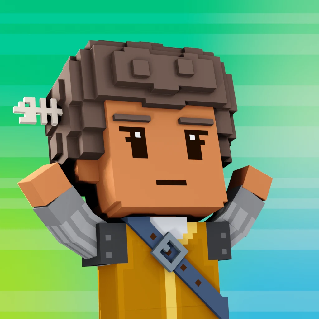 Pirate #2681 voxel render