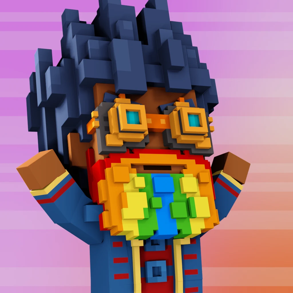 Pirate #2683 voxel render