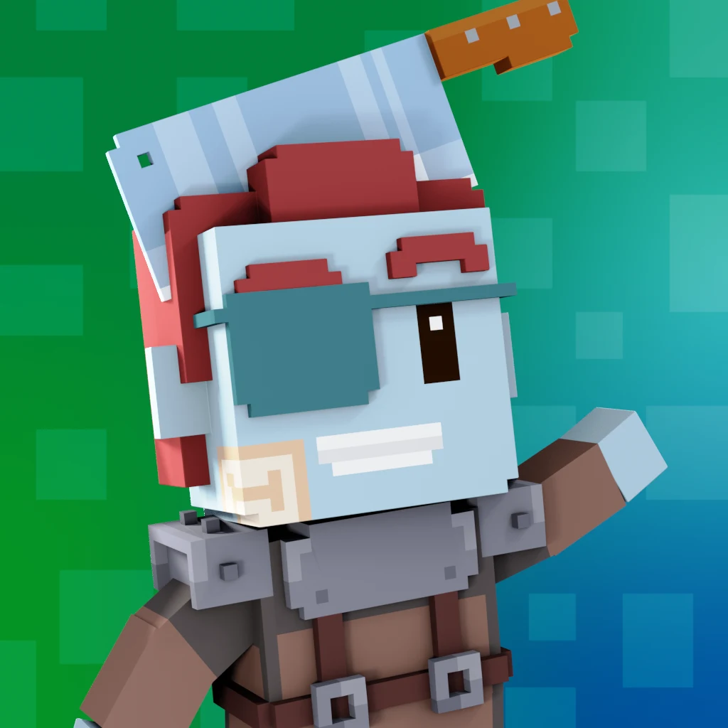 Pirate #2684 voxel render
