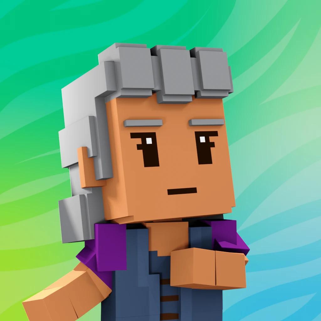 Pirate #2686 voxel render