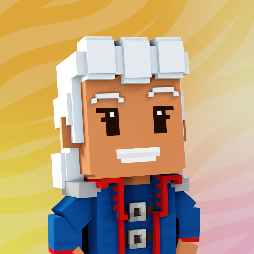 Pirate #2687 voxel render