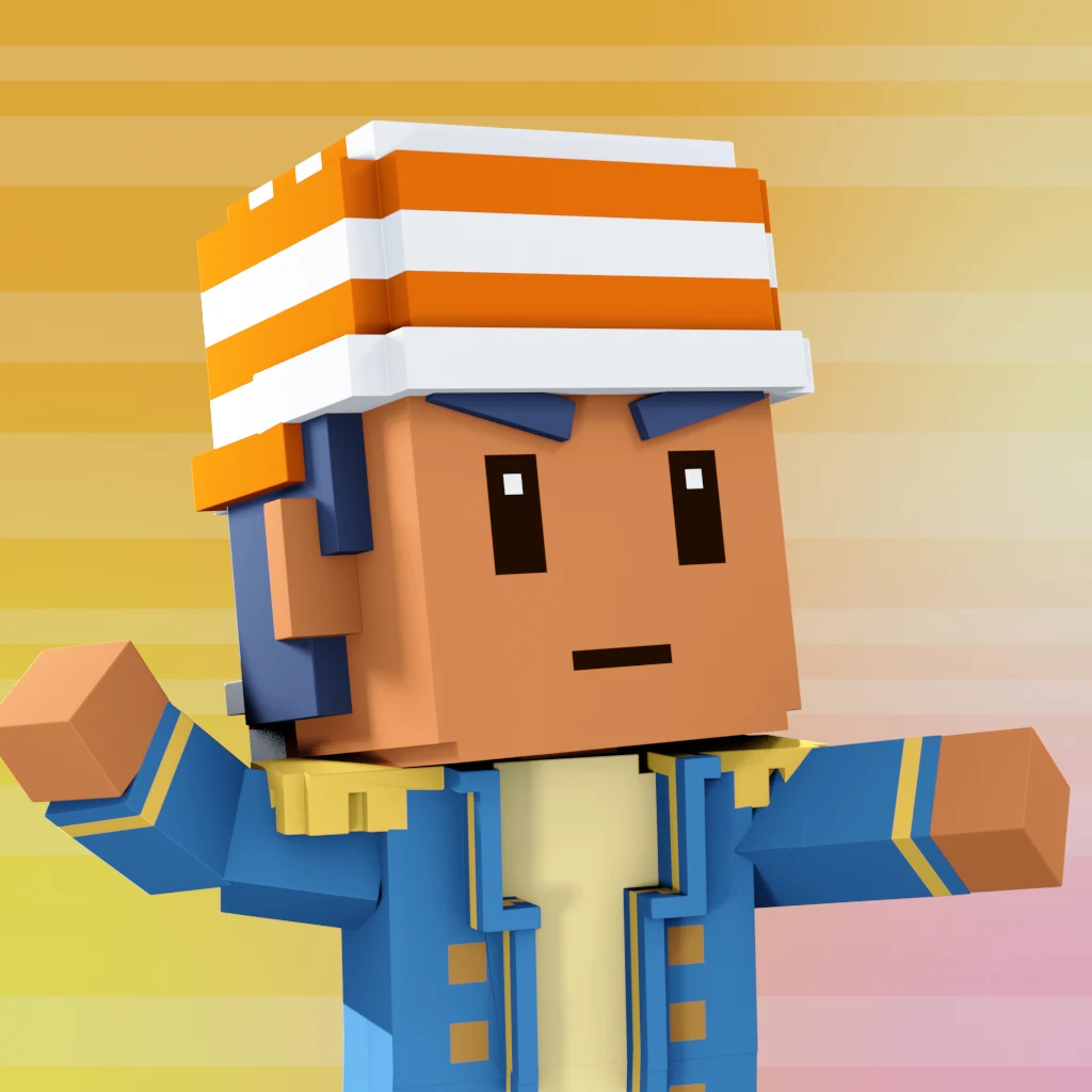Pirate #2690 voxel render