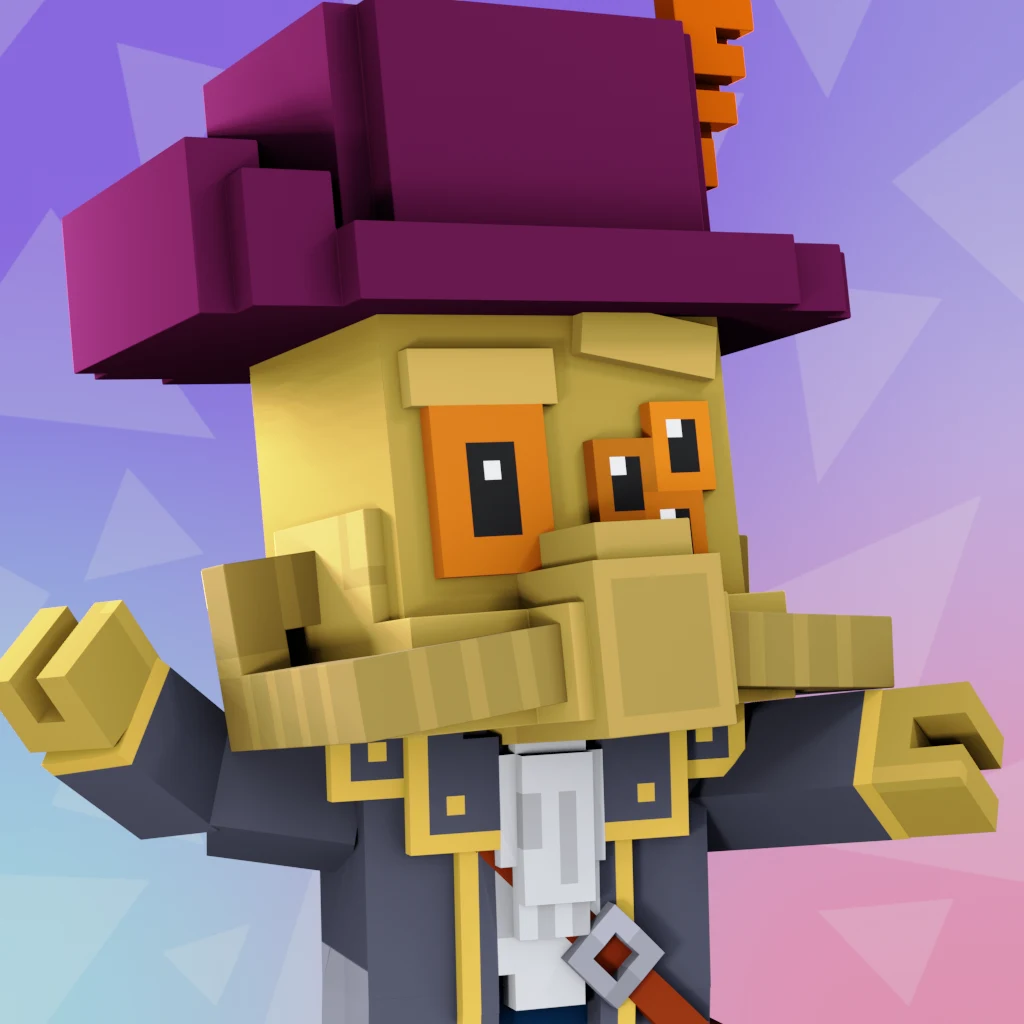 Pirate #2691 voxel render