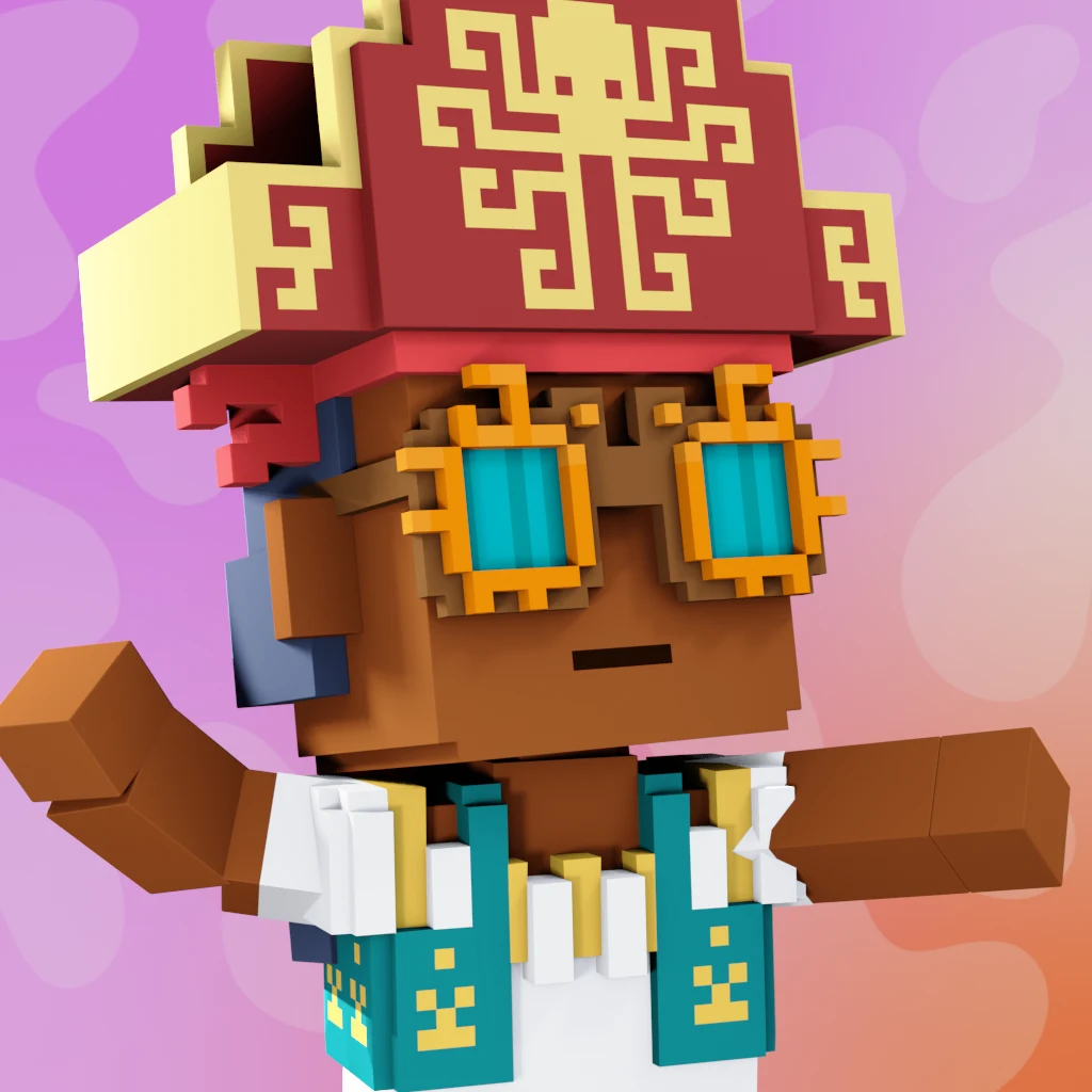 Pirate #2695 voxel render