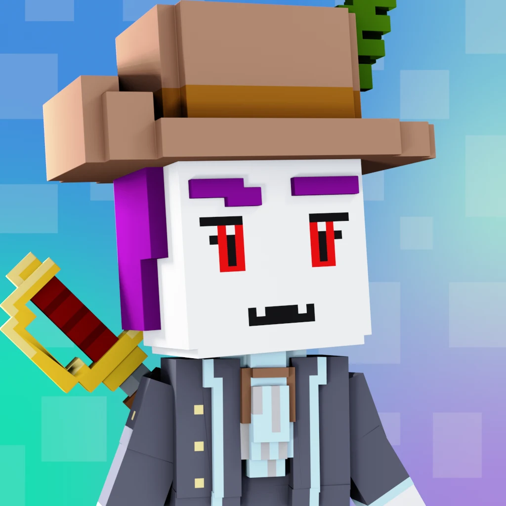 Pirate #2699 voxel render