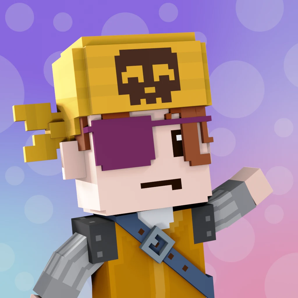 Pirate #2701 voxel render
