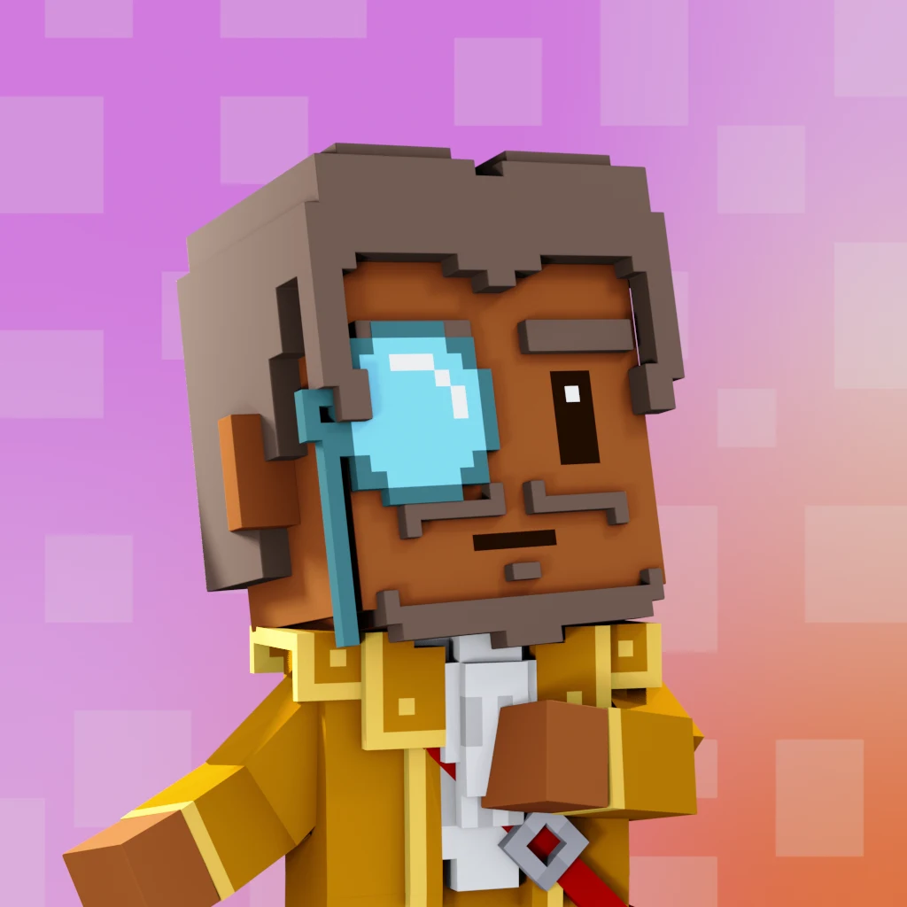 Pirate #2702 voxel render
