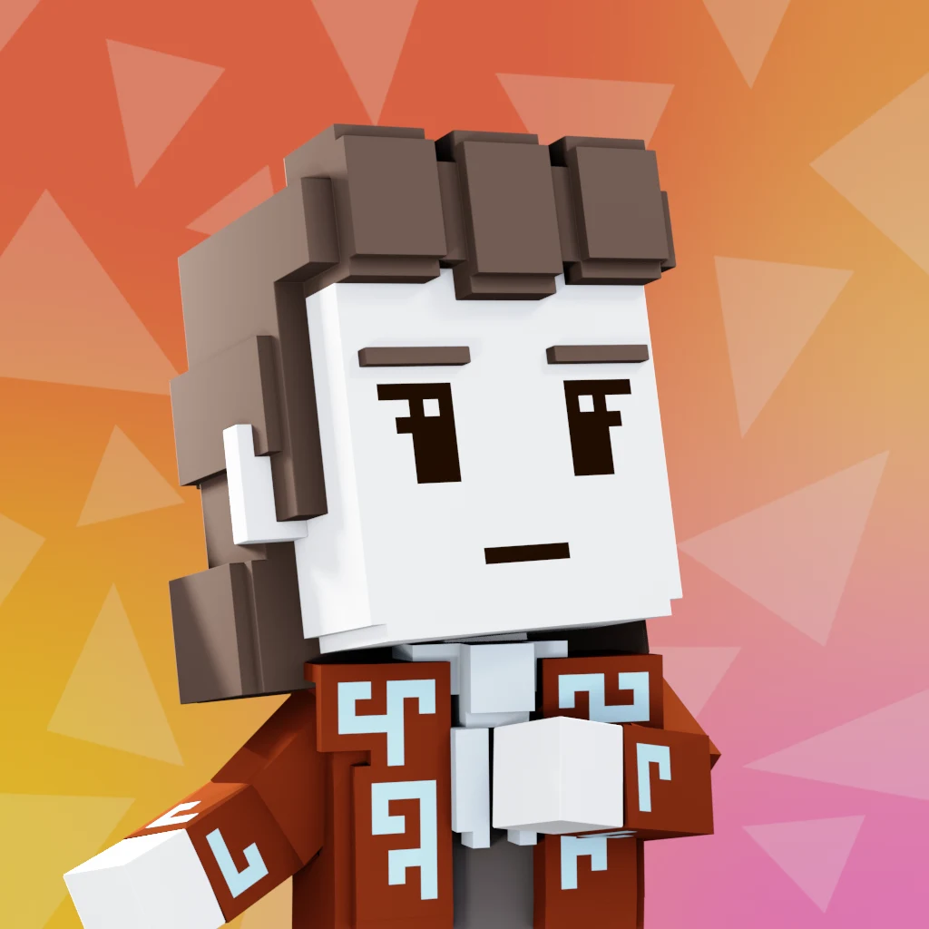 Pirate #2706 voxel render