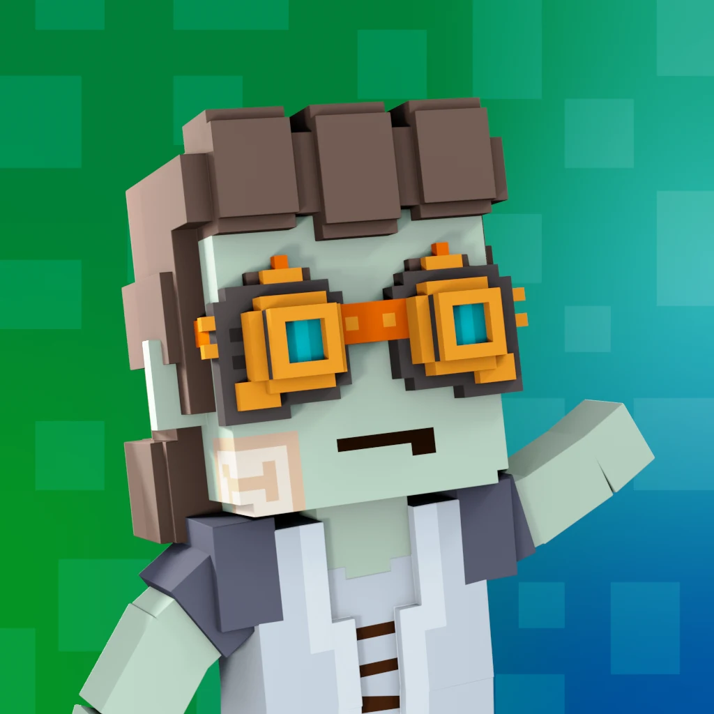 Pirate #2709 voxel render