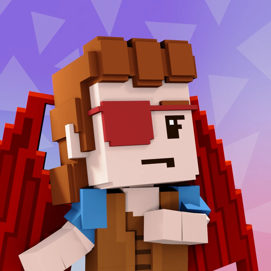 Pirate #2710 voxel render