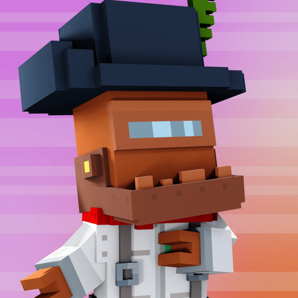 Pirate #2711 voxel render