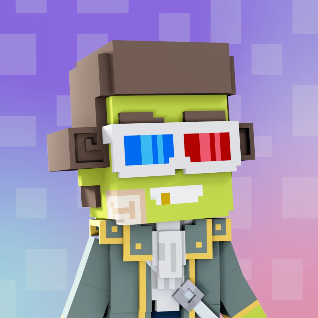 Pirate #2713 voxel render