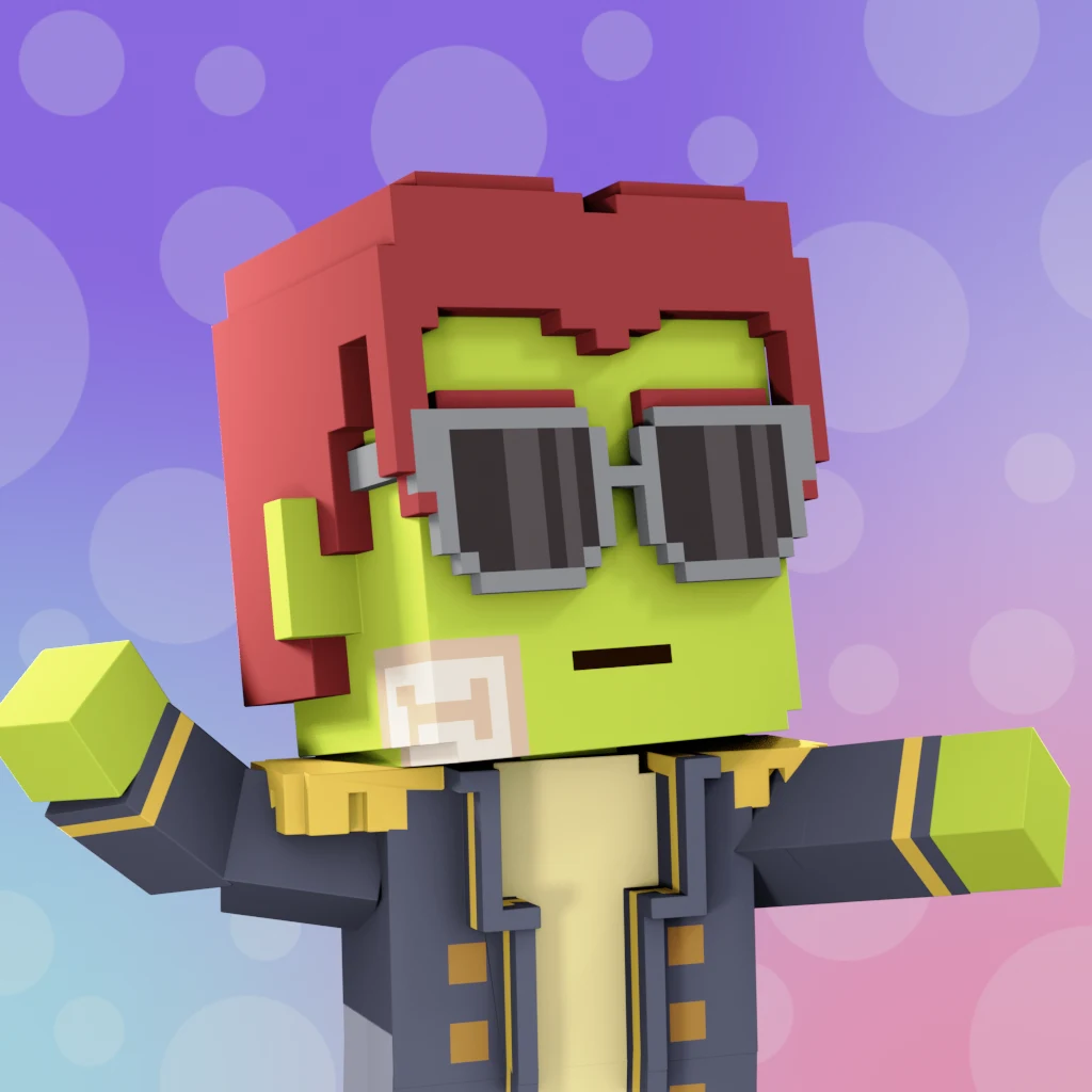 Pirate #2715 voxel render