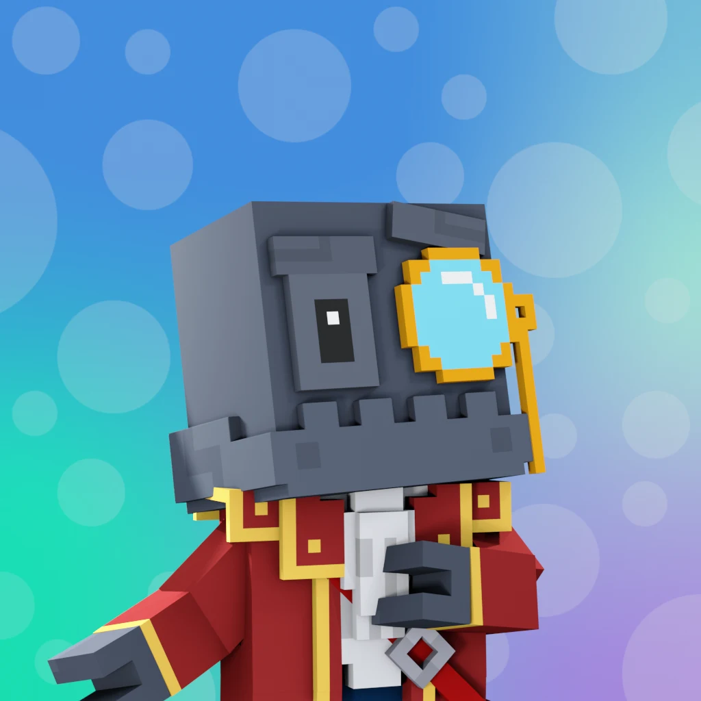 Pirate #2719 voxel render