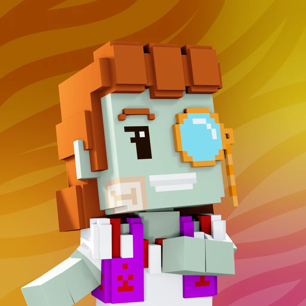 Pirate #2722 voxel render