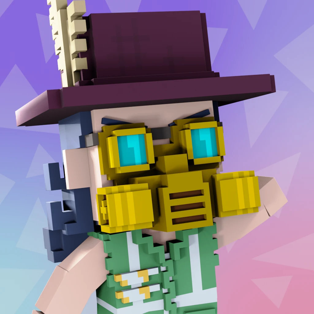 Pirate #2723 voxel render
