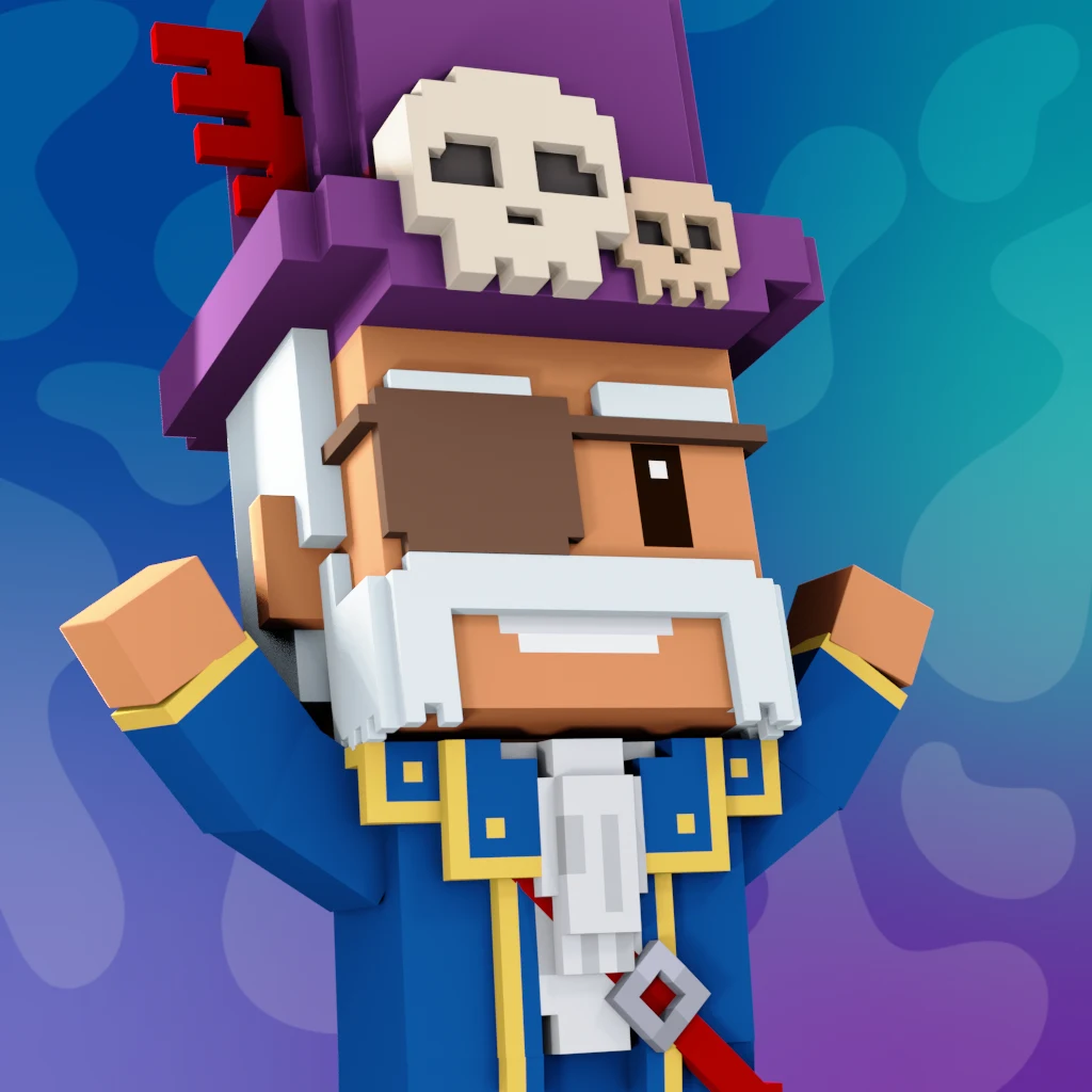 Pirate #2724 voxel render