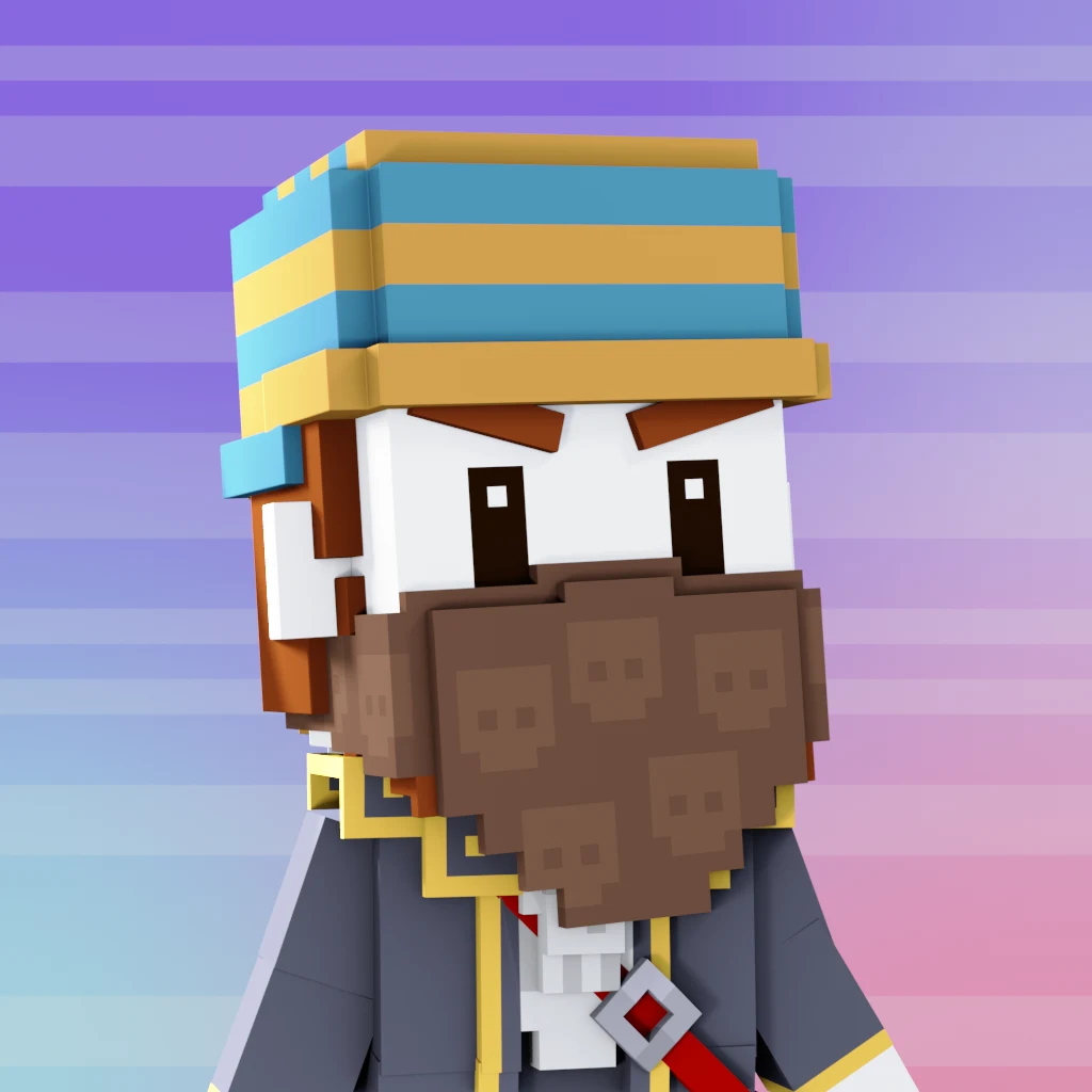 Pirate #273 voxel render