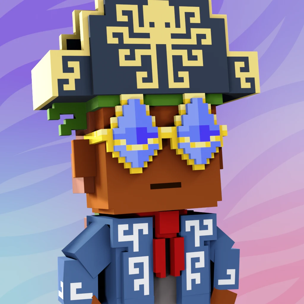Pirate #2730 voxel render