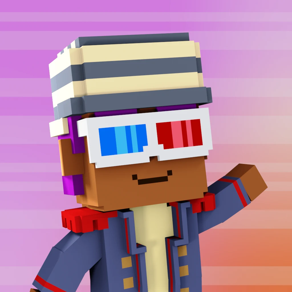 Pirate #2734 voxel render