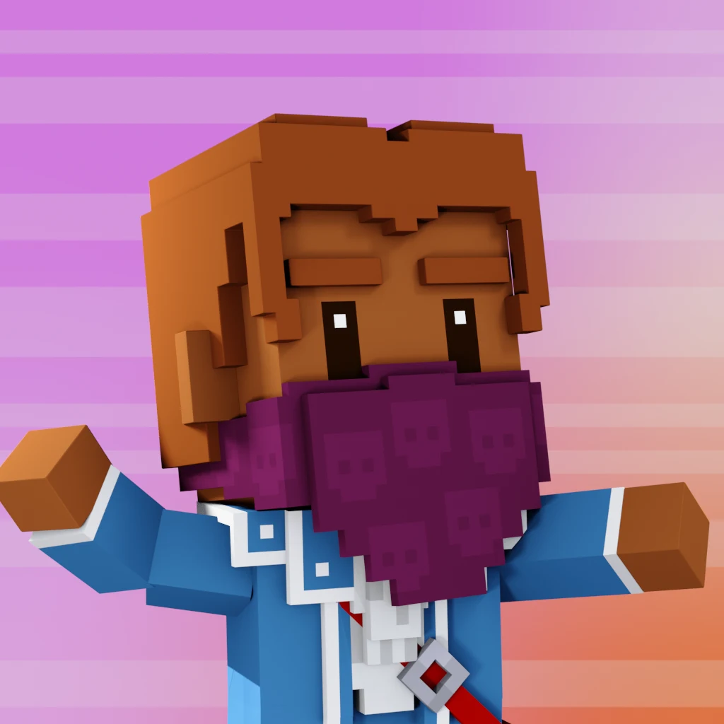 Pirate #2736 voxel render