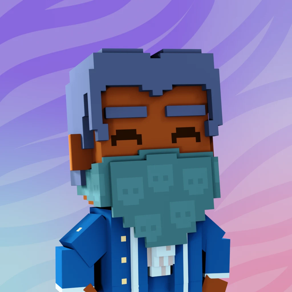 Pirate #2737 voxel render