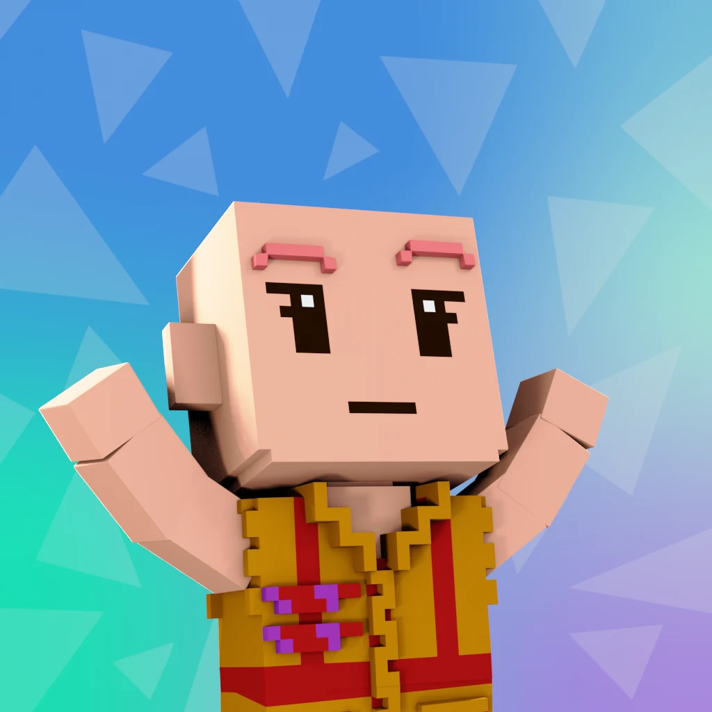 Pirate #2738 voxel render