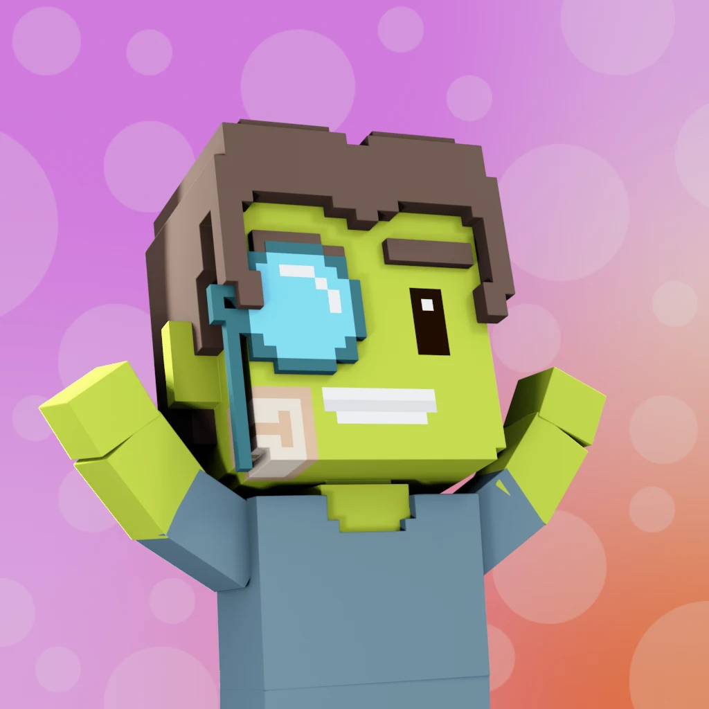 Pirate #274 voxel render