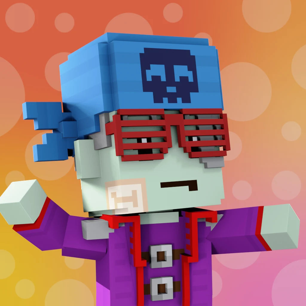 Pirate #2740 voxel render