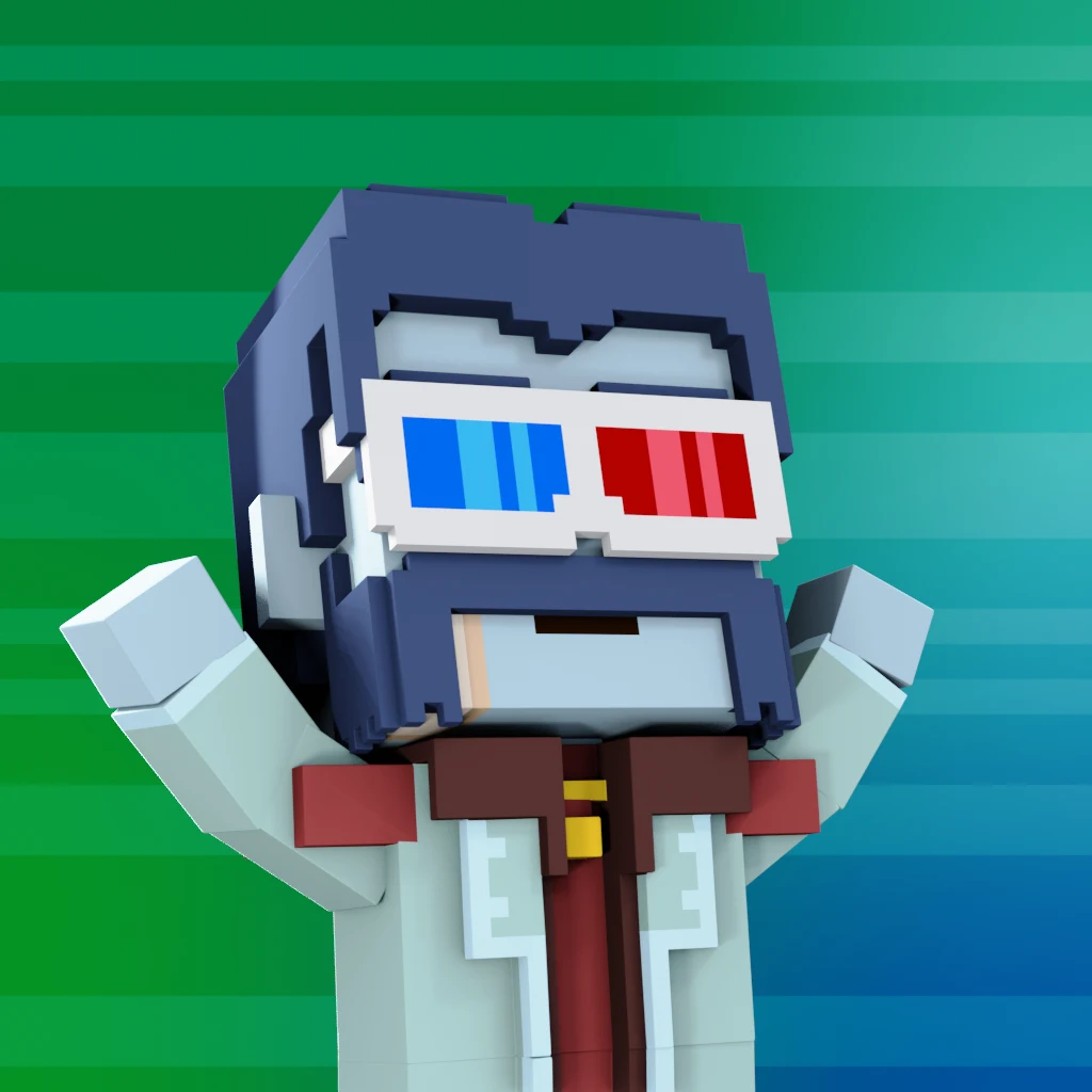 Pirate #2741 voxel render