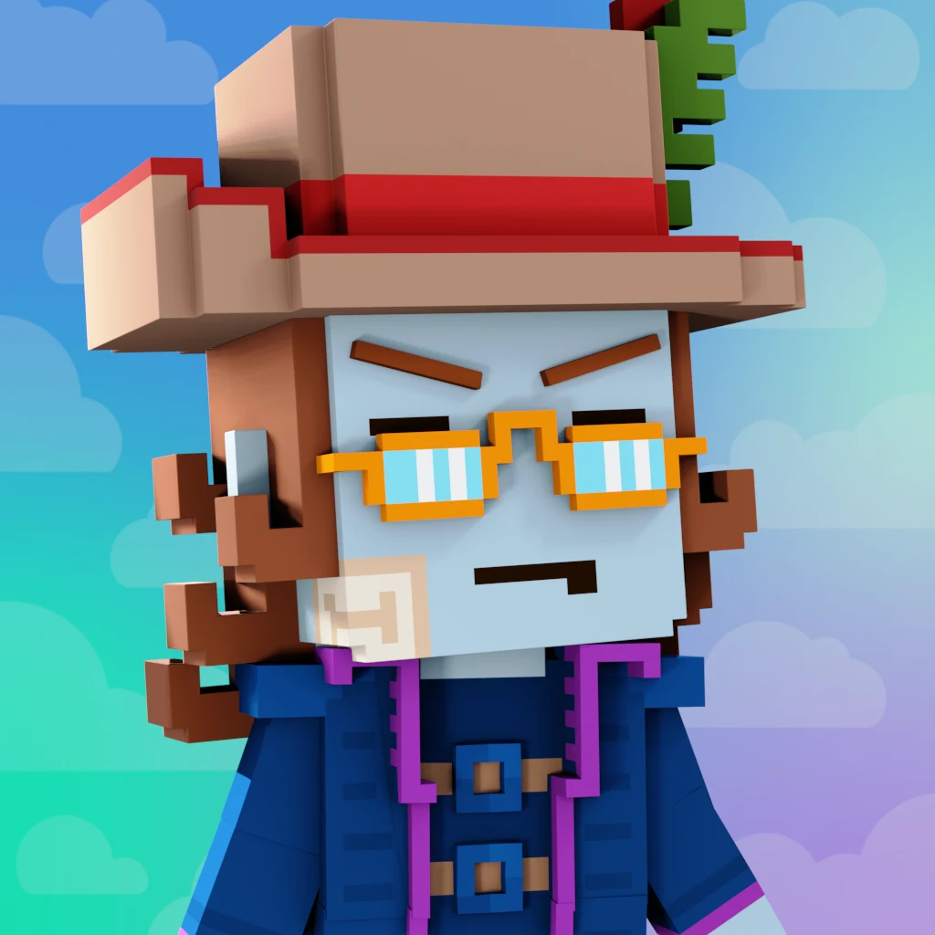Pirate #2742 voxel render