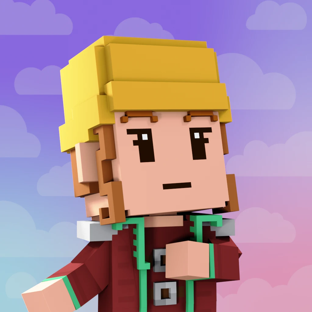 Pirate #2743 voxel render