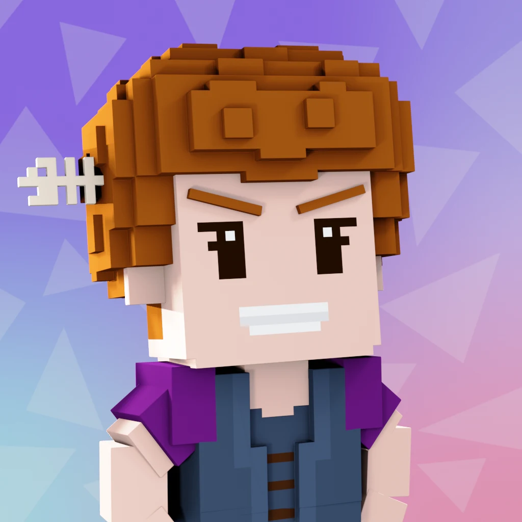 Pirate #2747 voxel render