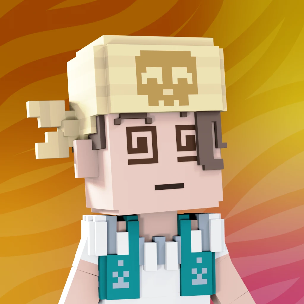 Pirate #2748 voxel render
