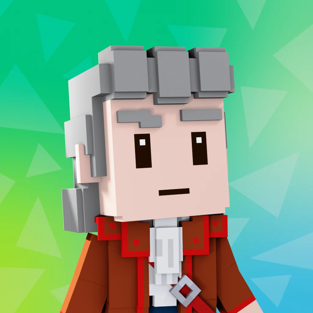 Pirate #2750 voxel render