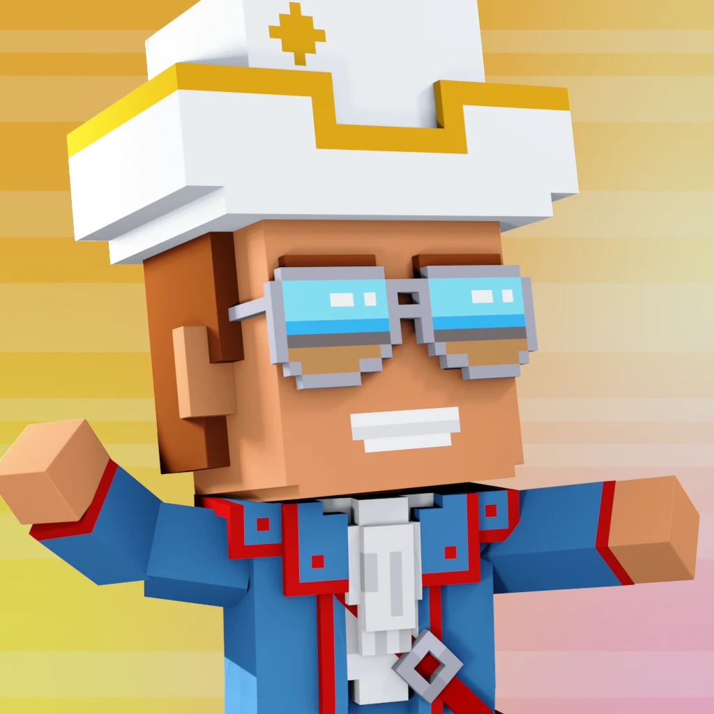 Pirate #2751 voxel render
