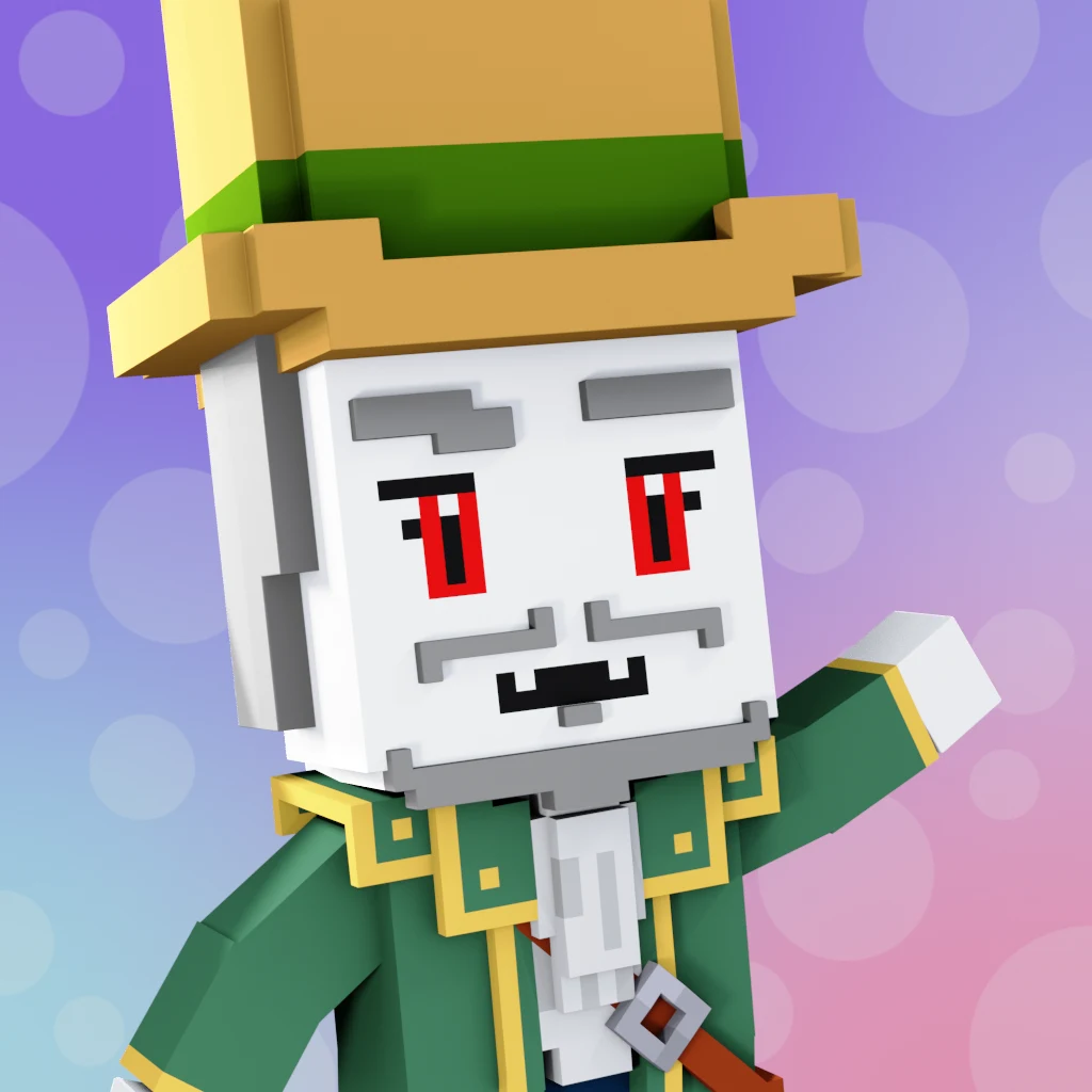 Pirate #2753 voxel render