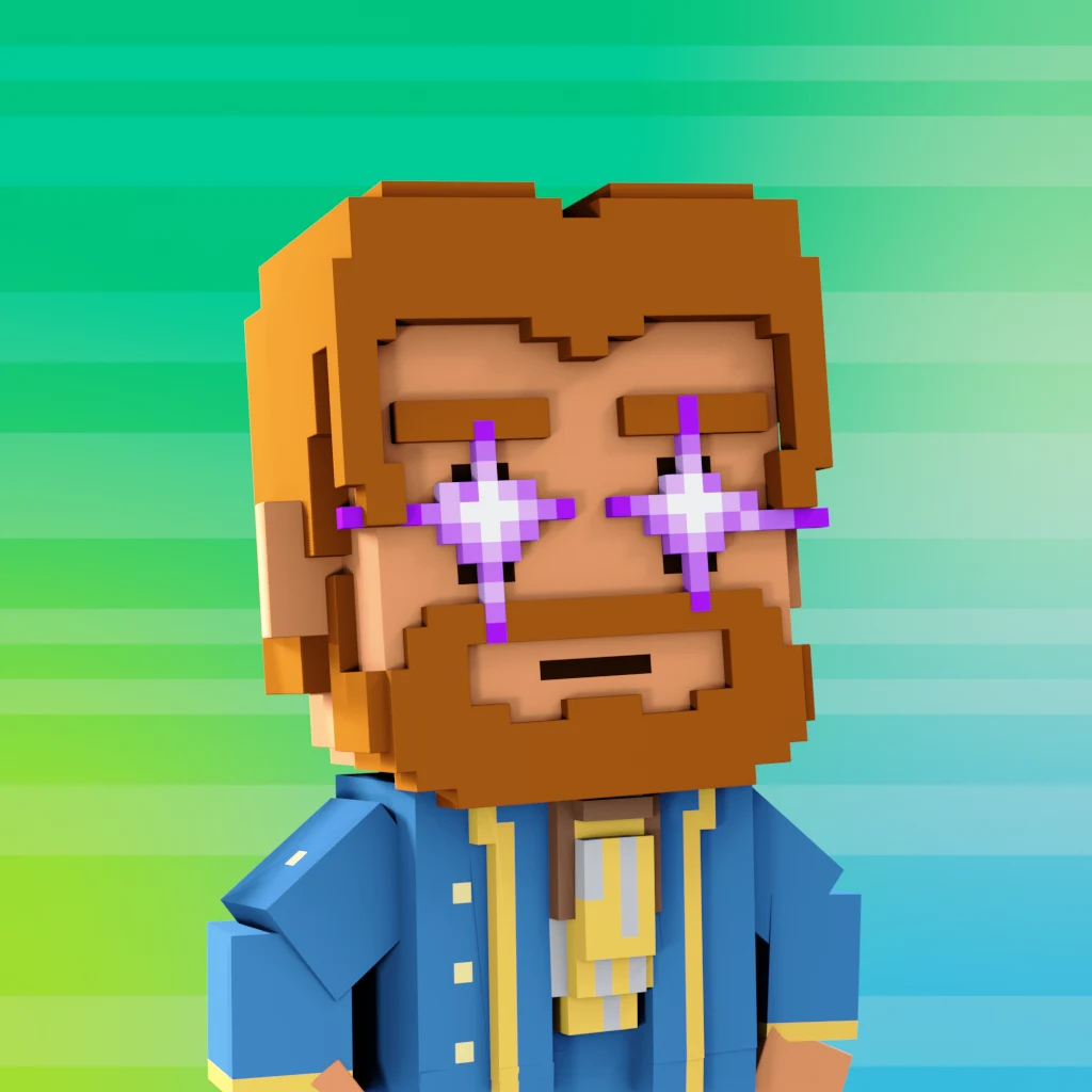 Pirate #2754 voxel render