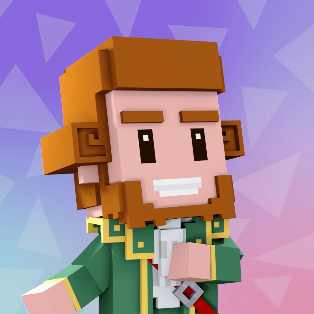 Pirate #2755 voxel render