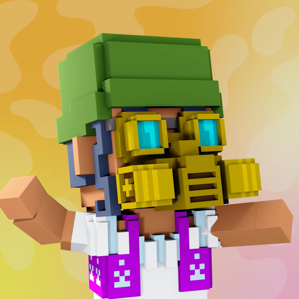 Pirate #2756 voxel render