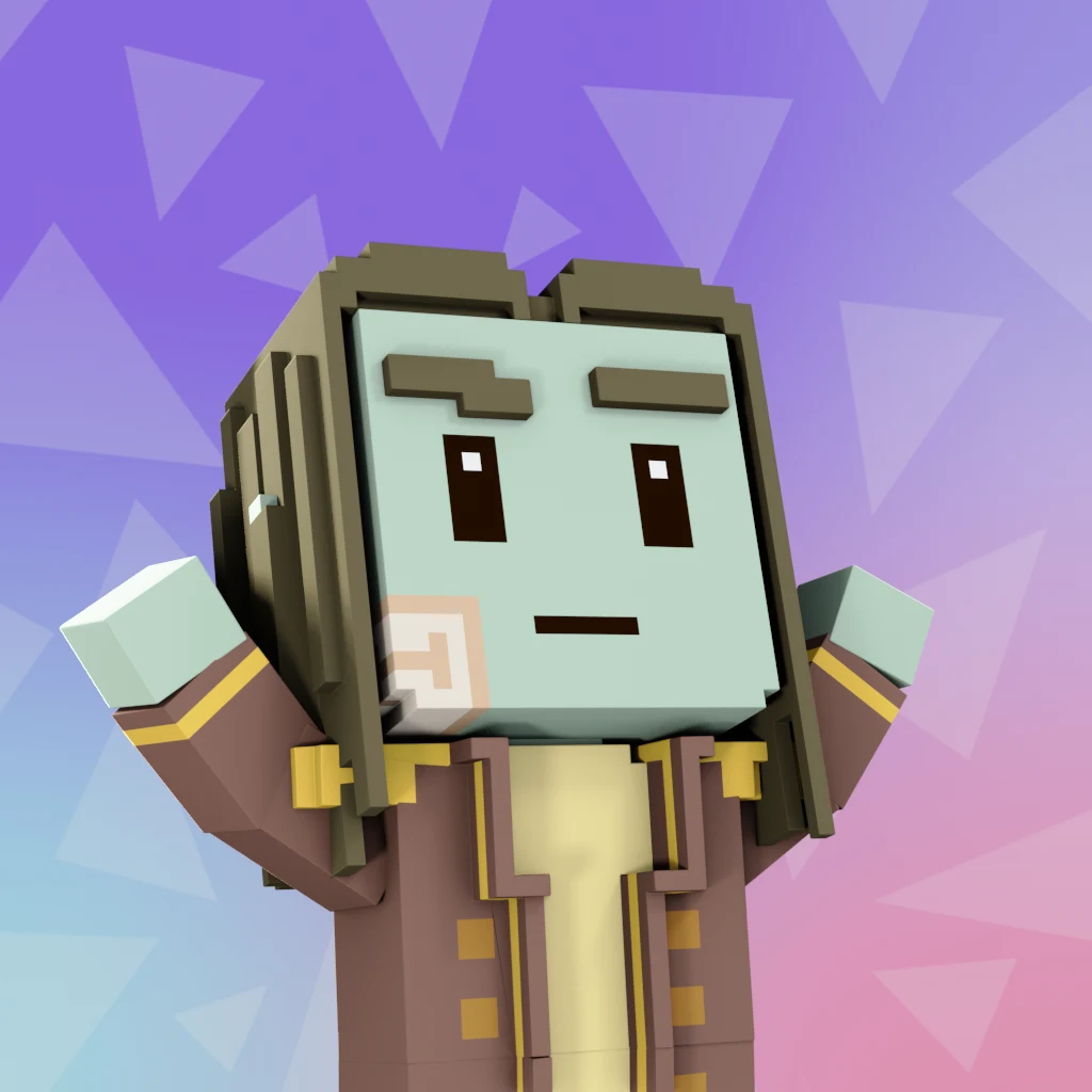 Pirate #2759 voxel render