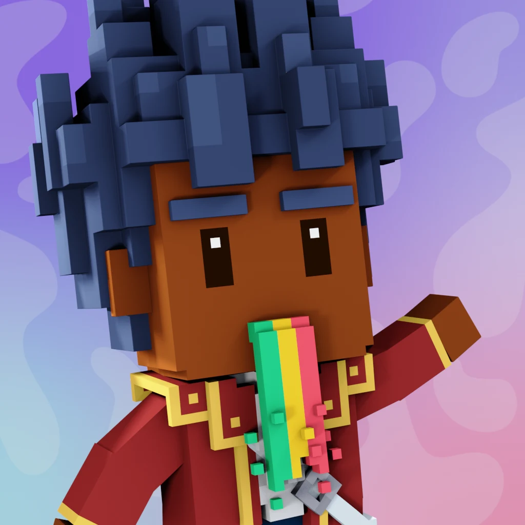 Pirate #276 voxel render