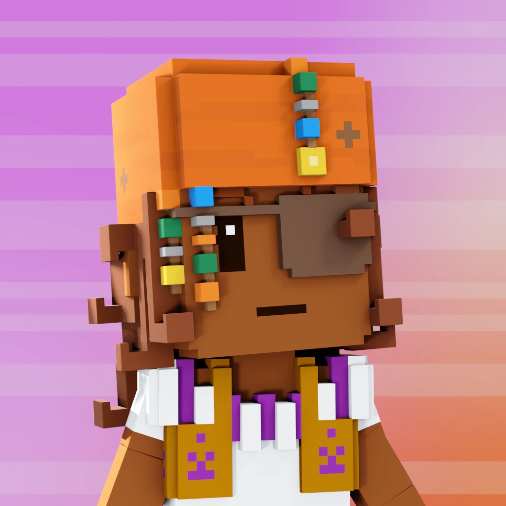 Pirate #2761 voxel render